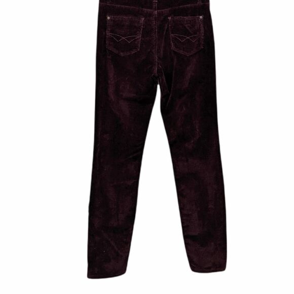 Copy - Buffalo burgundy corduroy mid rise pants velvet pants 10 x 32 A3 - Picture 2 of 11
